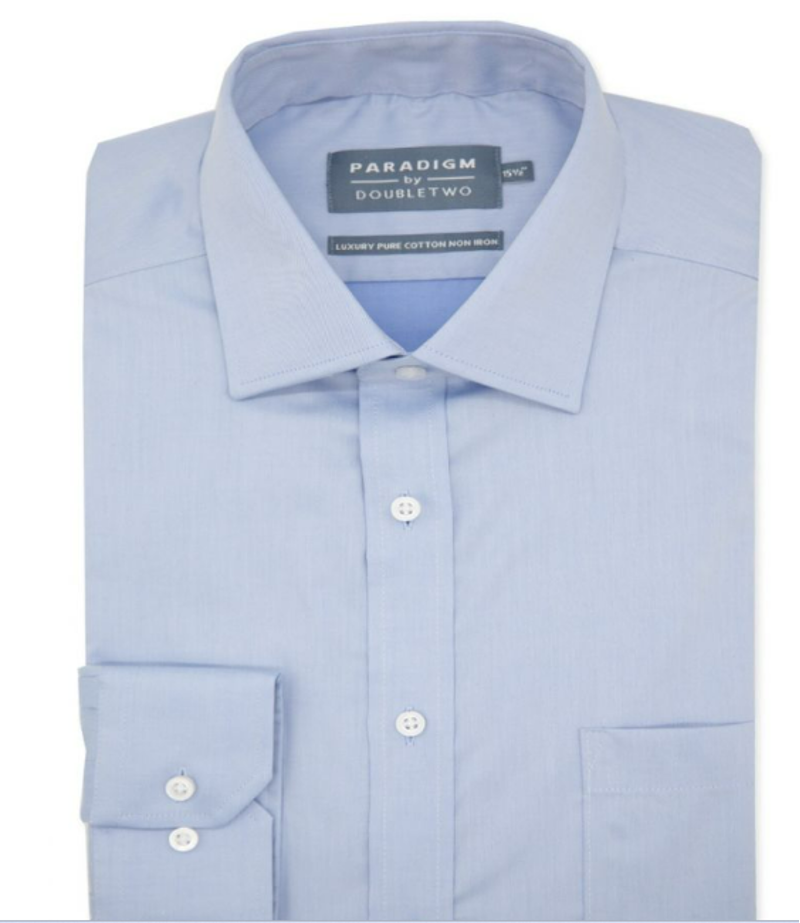 D2 Paradigm Classic Long Sleeve Shirt Blue SLS8510/E -2